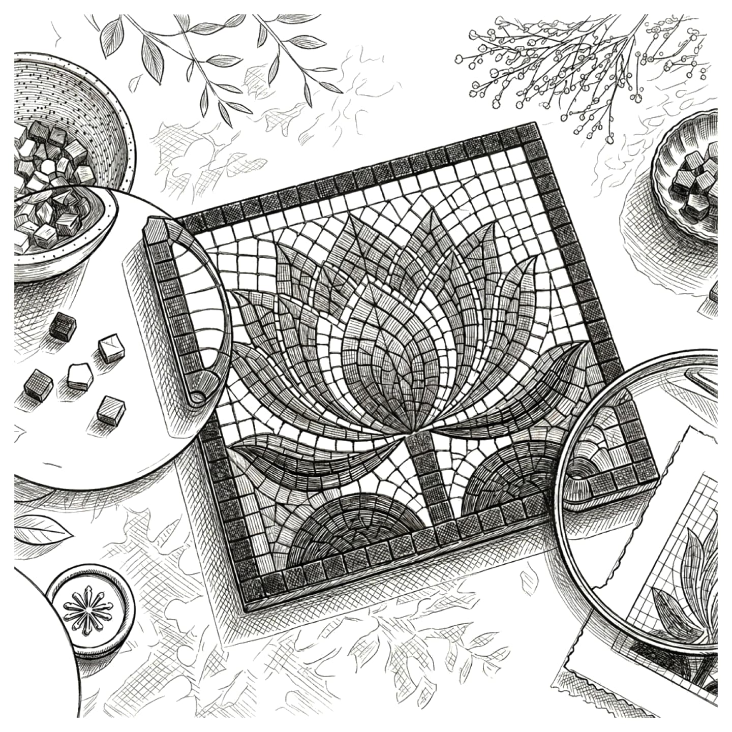 Visual Brand Identity illustration set, image 1